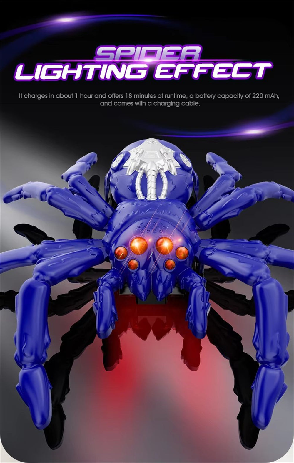 Interactive RC Spider Toy