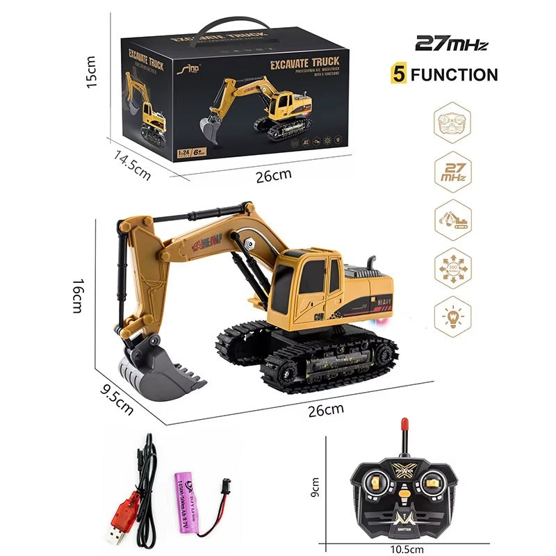 Remote Control Excavator Toy