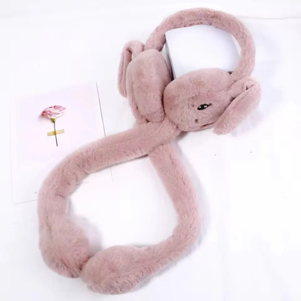 Cute & Fluffy Moving Ear Muffs