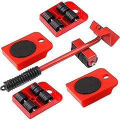 Furniture Lifter Mover Tool Set – Heavy Load Moving Rollers &amp; Lifting Tool for Furniture and Home Appliances