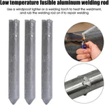 3Pcs Easy Melt Low Temperature Welding Rods – Aluminum Soldering Sticks for Metal Repair, Hole Filling &amp; DIY Fixes