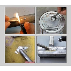 3Pcs Easy Melt Low Temperature Welding Rods – Aluminum Soldering Sticks for Metal Repair, Hole Filling &amp; DIY Fixes