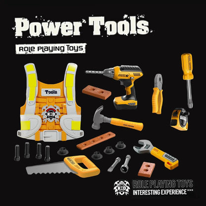 21 PCS Pretend Play Toddler Tool Set