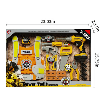 21 PCS Pretend Play Toddler Tool Set
