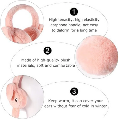 Cute & Fluffy Moving Ear Muffs