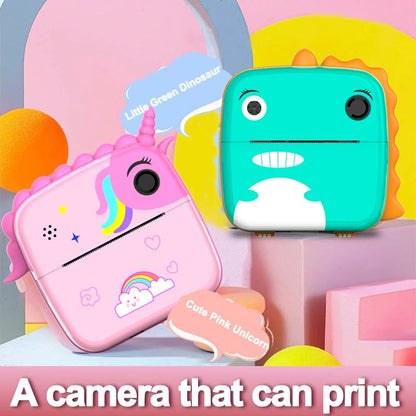 Kids Instant Print Camera - With 1 Extra Reel