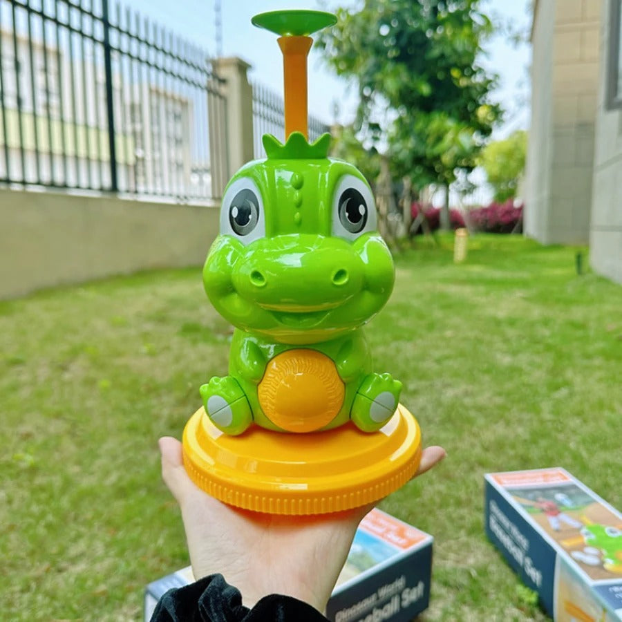 Cartoon Dinosaur Baseball