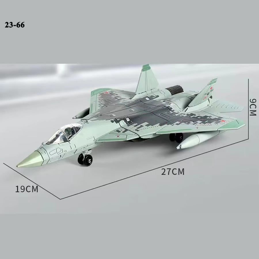 1/72 Air Force SU-57 Fighter Jet Toy Army Airplanes Aircraft Bomber Plane Educational Kid Building Block Military Toy