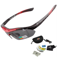 5 Lens Cycling Sunglasses Set Polarized Lens Super Hot Outdoor Cycling Glasses