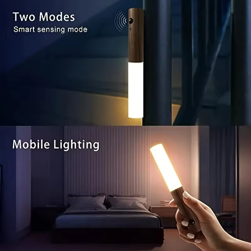 With Battery Creative Magnetic Wardrobe Light Lighting LED with Sensor Lights for Home
