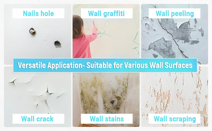 White Waterproof Crack Filler With FREE SCRAPER