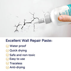 White Waterproof Crack Filler With FREE SCRAPER