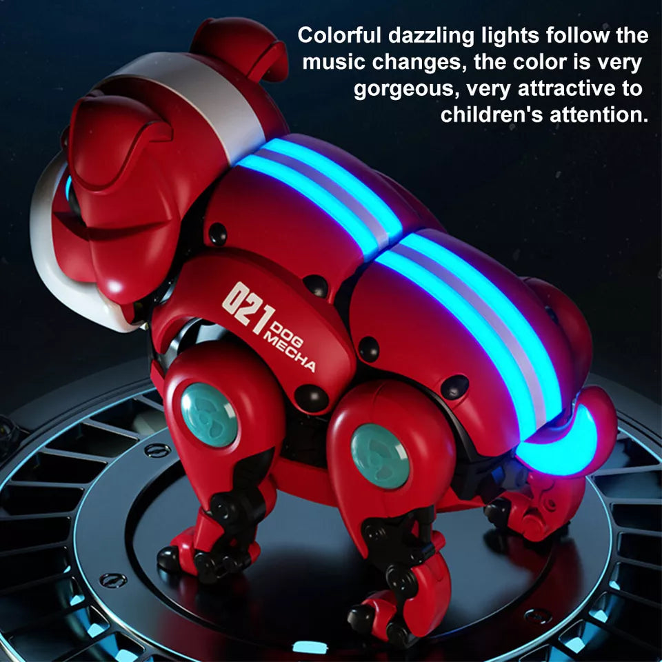 Voice Control Robot Dog  With lights & Music