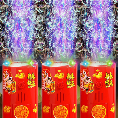 Electric Musical Fireworks Bubble Machine