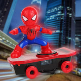 Spider Man Electric Stunt Skateboard Toy