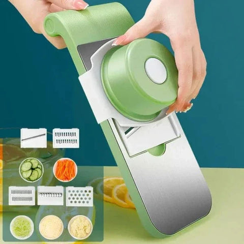 Stainless Steel Multifunctional Vegetable Cutter & Grater | 6-in-1 Slicer, Shredder, Peeler –  .....!معیار کی گارنٹی 100٪ – کھول کر چیک کریں، پھر ادائیگی کریں