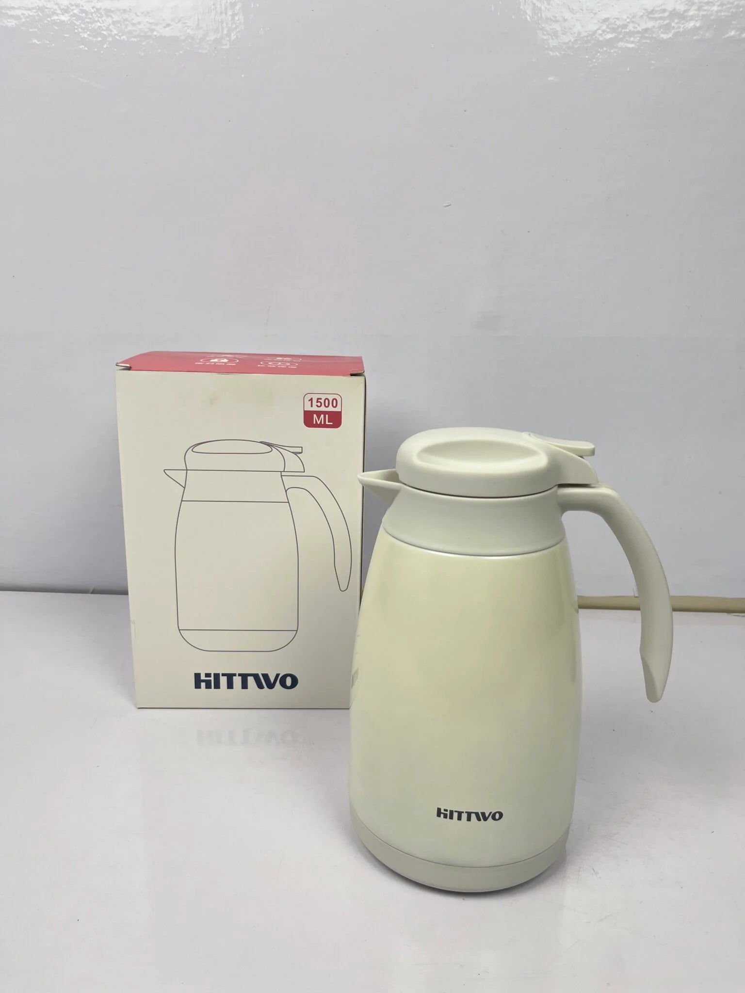 Hittivo 1500ml Premium Thermos - Dual-Coated Insulated Flask - 24 hours Hot and Cool Thermos